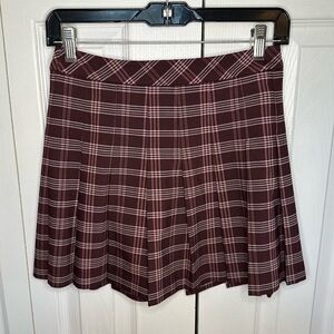 ARITZIA SUNDAY BEST olive skirt pleated purple